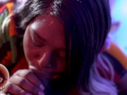 Kitty drains the dick twice 1/16