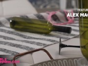 GIRLSRIMMING - Great rimming by busty latina girl Gia Derza 8/16