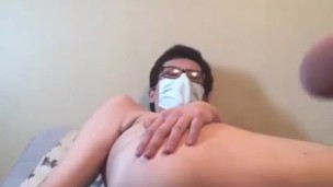 Solo fingering my ass