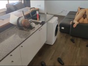 Fucking maid dressing an apron with anal plug 12/16