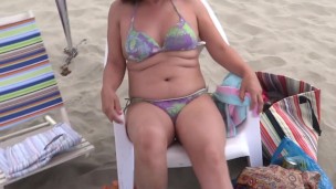 My wife makes me cuckold for the first time on the beach with our step-nephew