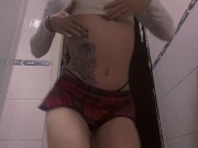 Petite mini skirt babe flirting with you 13/16