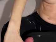 she laughs sucking my dick 16/16