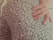 My hands explore my butt in all new yoga pants!  2/16