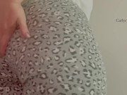 My hands explore my butt in all new yoga pants!  3/16