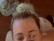 Compilation Of Me Taking Huge Cum Shots (OnlyFans @blondie_dread for full videos)