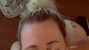Compilation Of Me Taking Huge Cum Shots (OnlyFans @blondie_dread for full videos)