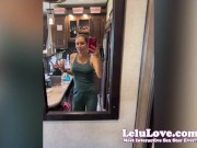 Sneak preview of B's new vlog behind the scenes of me putting up lights before creampie video before/after action - Lelu Love 7/16