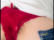 タイトなジーンズの上からオナニー♡パンツびしょびしょに濡らしてイク♡【素人個人撮影】 12/16