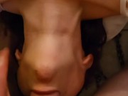 Upside-down slut deep throats big cock 9/16