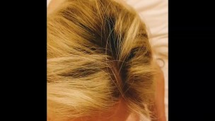 Amazing slutty Milf gets a facial on a cruise cabin! Enjoying cum on tongue and tits!