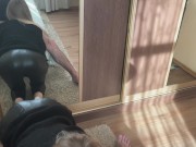 Школьница Примерила Кожаные Штаны И Попросила ТРАХНУТЬ ЕЕ. 6/16