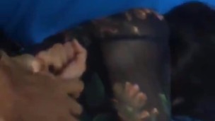 after the party I fuck my best friend with a big ass in doggy style