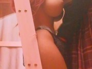 Having fun fucking my sex girl doll in college room scissoring and liking pussy open door risky 6/16