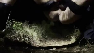 Hiker gets freaky in the woods