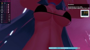 Vtuber mete hasta lo más profundo su dildo para gemir y gritar 🔥 | Pulpi_Ara Chaturbate 05/02/22