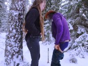 Sex in the winter forest while the snow is falling - RosenlundX - 4K 16/16