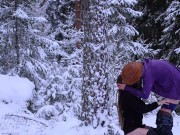 Sex in the winter forest while the snow is falling - RosenlundX - 4K 7/16