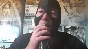 black fat oil cock sucking dildo sprayer