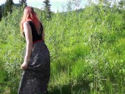 Teen redhead girl wanted sex and creampie in outdoors! 5/16