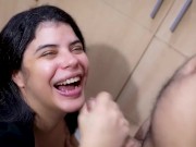 Sucking cock in front of everybody in the kitchen! Follow her @vegasofcrowley