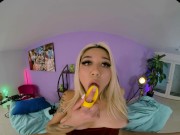 Busty Asian hottie plays with her pussy in VR 12/16