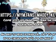 Elle se fait enculer sur un parking par un vendeur d'intersport qu'elle a branché pour un defi 6/16