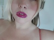 Cristy girl plays with her natural tits. Do you like it? Give me your score. 5/16