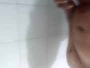 ALISTANDOME MIENTRAS LLEGA UNA AMIGA 😈🥵🔥