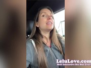 Creampie still leaking out of my pussy onto his dick, cummy panties cuckolding JOI more behind the scenes sex fun - Lelu Love 10/16