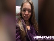 Creampie still leaking out of my pussy onto his dick, cummy panties cuckolding JOI more behind the scenes sex fun - Lelu Love 6/16