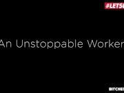 BITCHESABROAD - Big Ass Babe Kandy Kors Offers Her Pussy To Hard Working Man - LETSDOEIT 2/16