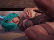 Neko schoolgirl petting pussy in hotel 10/16