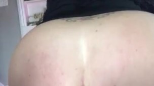 My pussy just grips the dildo