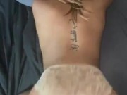 Sexy ebony milf in lace panties drilled by best friends sons big black cock hard  3/16