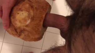 fucking bread with cum