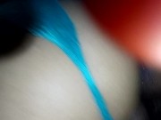 I asked her to sit down, she teases my dick with her ass 14/16