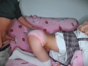 Cute girl fuckig her boyfriend with her uniform from the school 16/16