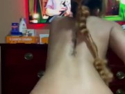 Ebony blonde bounce on big black dick 4/16