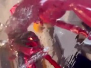 WET orgasm PISS