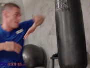 Fitness Rooms Wild threesome with horny petite Asian Luna Truelove and Dutch blonde Chrystal Sinn 1/16