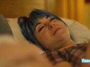 Fresh and innocent - Two Alt Girls are Ass Fucked Hard by their Roomate 1/16