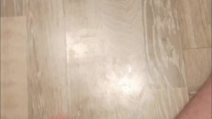 Jerk off hard and cum all over my body