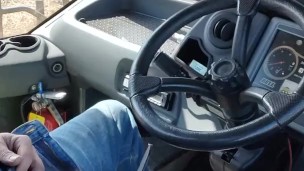 Public work masturbation