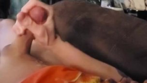 Smooth boy masturbates before going to bed