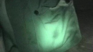 risky public jerkoff naked in the street