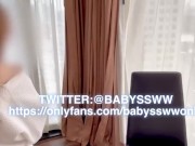 Babyssww - HOT Thai Teen, she love to blowjob (POV) ไทย น้องบี๋ ชอบอมสด เลียมันส์ๆ  11/16