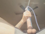Penis Pumpin My Perfect Sized 7 1/2 inch Thick Cock, Big Balls an Extra.