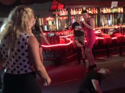 slave get kicking down at party 1/16