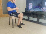 milf with big ass fucked me in a chair when find out I was masturbating 3/16